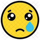 Cry Sad Tear Icon