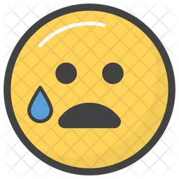 울음 이모티콘 Emoji 아이콘