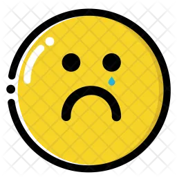 Cry face Emoji Icon