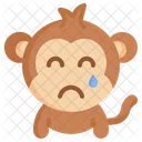 울음 원숭이  아이콘