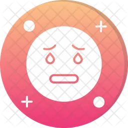 Crycry emojiemoticon cute face expression happy emoji emotion mood smile laugh love sad angry  Icon