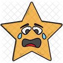 Baffled Star Emoji Icon