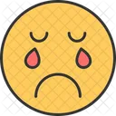 Crying Face Expression Icon