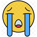 Crying Sad Emoji Icon