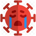 Crying Coronavirus Emoji Coronavirus Icon