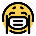 Crying Emoji With Face Mask Emoji Icon
