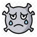 Crying Cry Coronavirus Icon