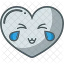Set Light Heart Emoji Icon Icon