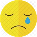 Crying Emoticon Emoji Icon