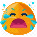Loud Cry Emoji Icon