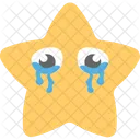 Weeping Crying Star Icon