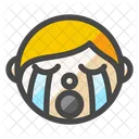Crying Boy Icon