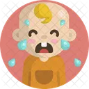 Baby Crying Sad Icon