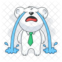 Crying Bear  Icon