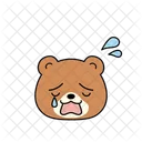 Bear Cry Sad Icon