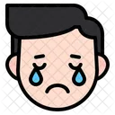 Crying Boy Boy Face Cry Icon