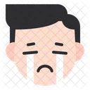 Crying Boy  Icon
