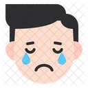 Crying Boy  Icon