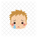 Crying Boy  Icon