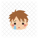 Crying Boy  Icon