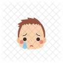 Crying Boy  Icon