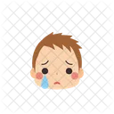 Crying Boy  Icon