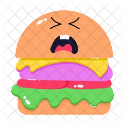 Crying Burger  Icon