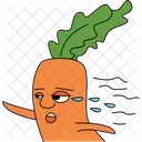 Crying Carrot  Icon