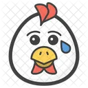 Crying chicken  Icon