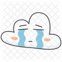Crying cloud  Icon
