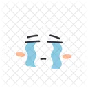 Crying cloud  Icon