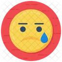 Face Expression Emoticon Sad Emoji Icon