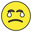 Crying Emoji Emoticon Smiley Icon