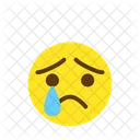 Negative Sweat Crying Icon