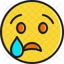 Crying face  Icon