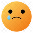 Crying Face Emoji Face Icon