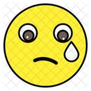 Emoji Crying Face Emoticon Icon