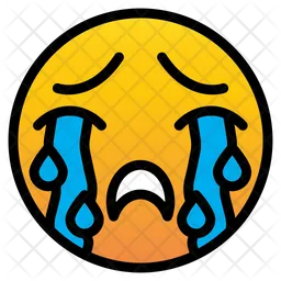 Crying Face Emoji Icon