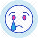 Crying Face Emoji Crying Expression Icon