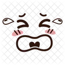 Crying face  Icon