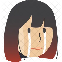 Crying Girl  Icon