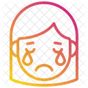 Crying Girl  Icon