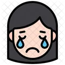 Crying Girl  Icon