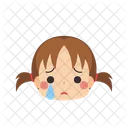 Crying Girl  Icon