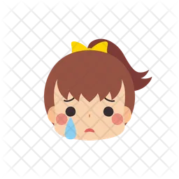 Crying Girl  Icon