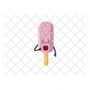 Crying Ice Cream Stick  Icon