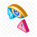Crying Eye Exclamation Icon