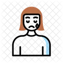 Crying Woman Widow Icon