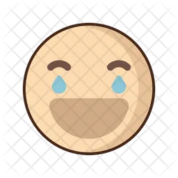 Crying Laughing Emoji Icon