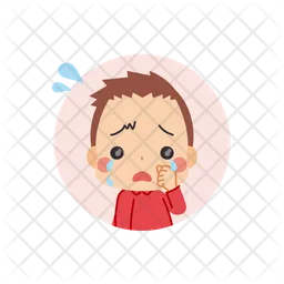 Crying Little Boy  Icon